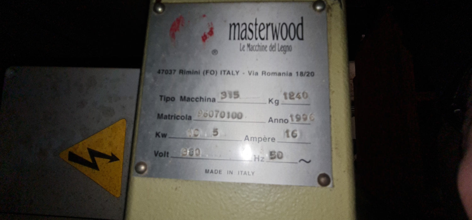 CNC - MASTERWOOD - SPEEDY 315 - 1996 - USED026