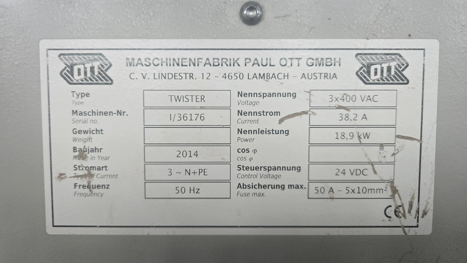 EDGEBANDER - OTT - TWISTER - 2014 - UID40293458 REM Used Machines