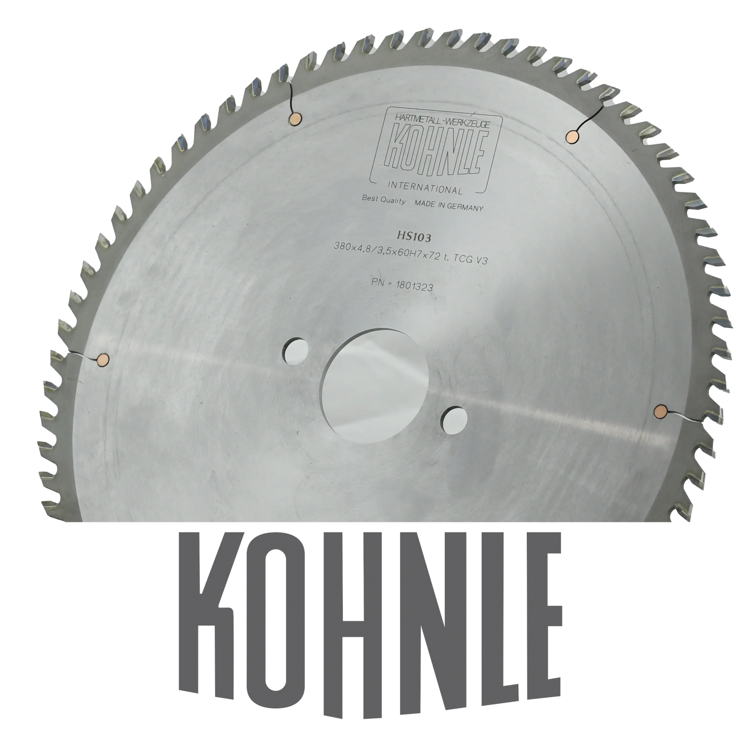 Kohnle Saw Blade 380X4.8-3.5X60H8X72ZTFZ Kohnle
