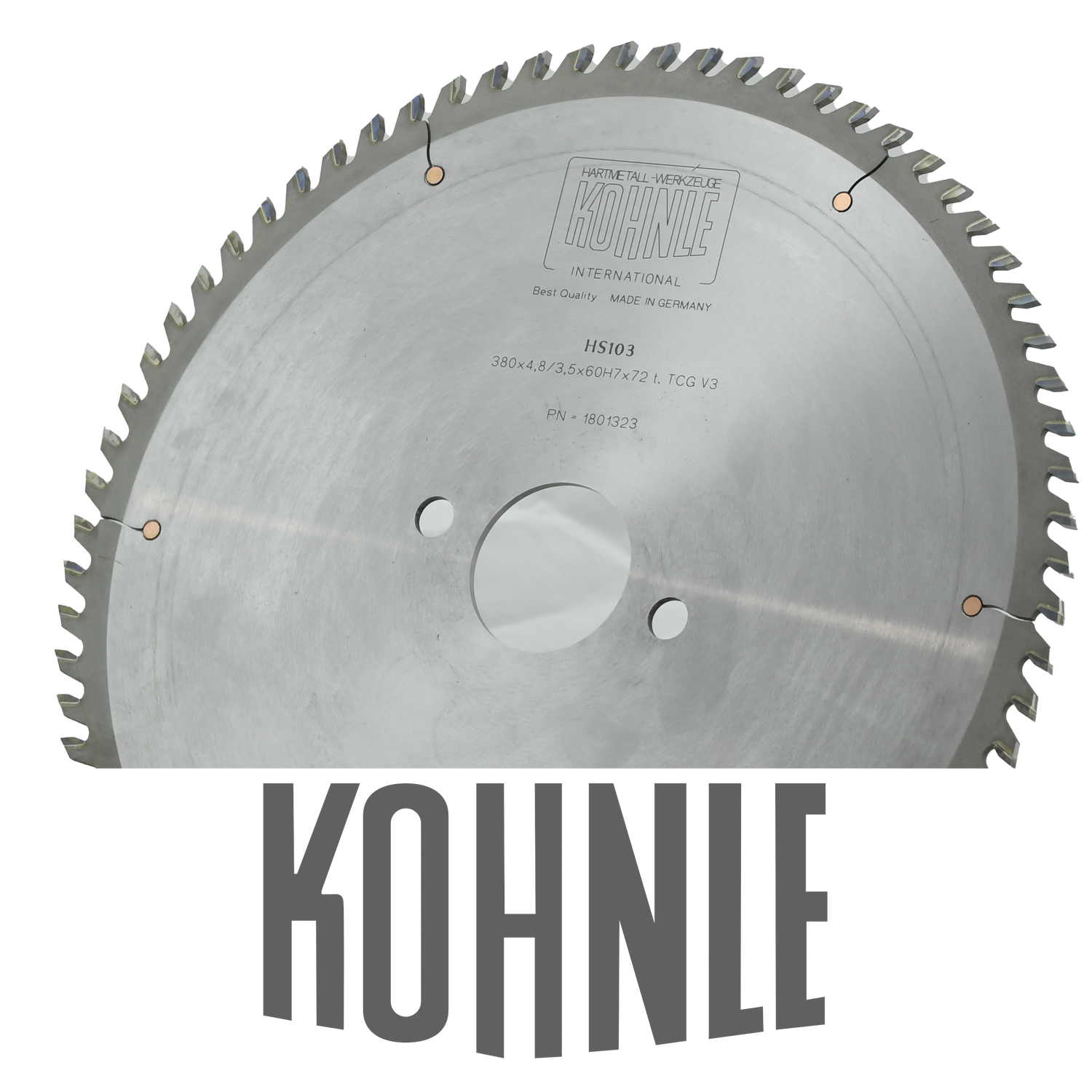 Kohnle Saw Blade 380X4.8-3.5X60H8X72ZTFZ