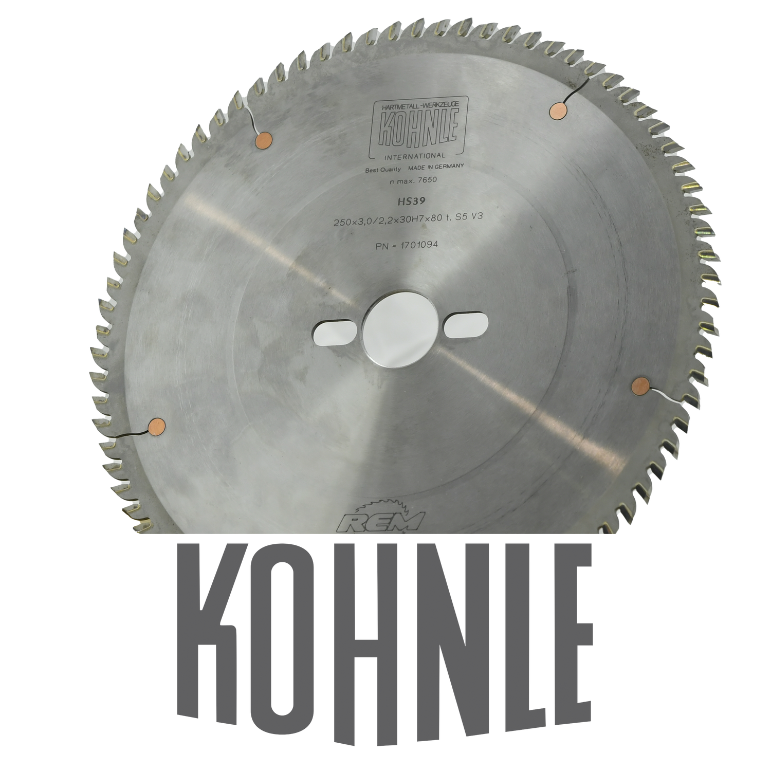Kohnle Saw Blade 250X3X2.2X30Z80
