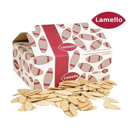 Lamello Connectors Origional Biscuit No 20 Box of 1000